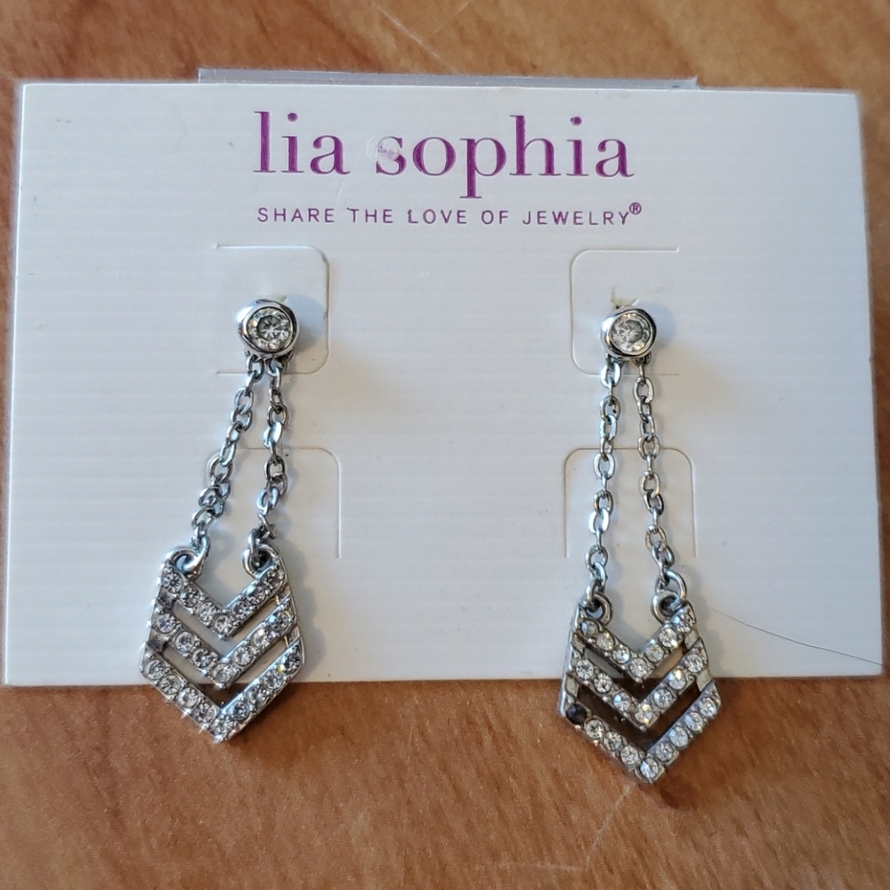 Lia Sophia Chevronel earrings